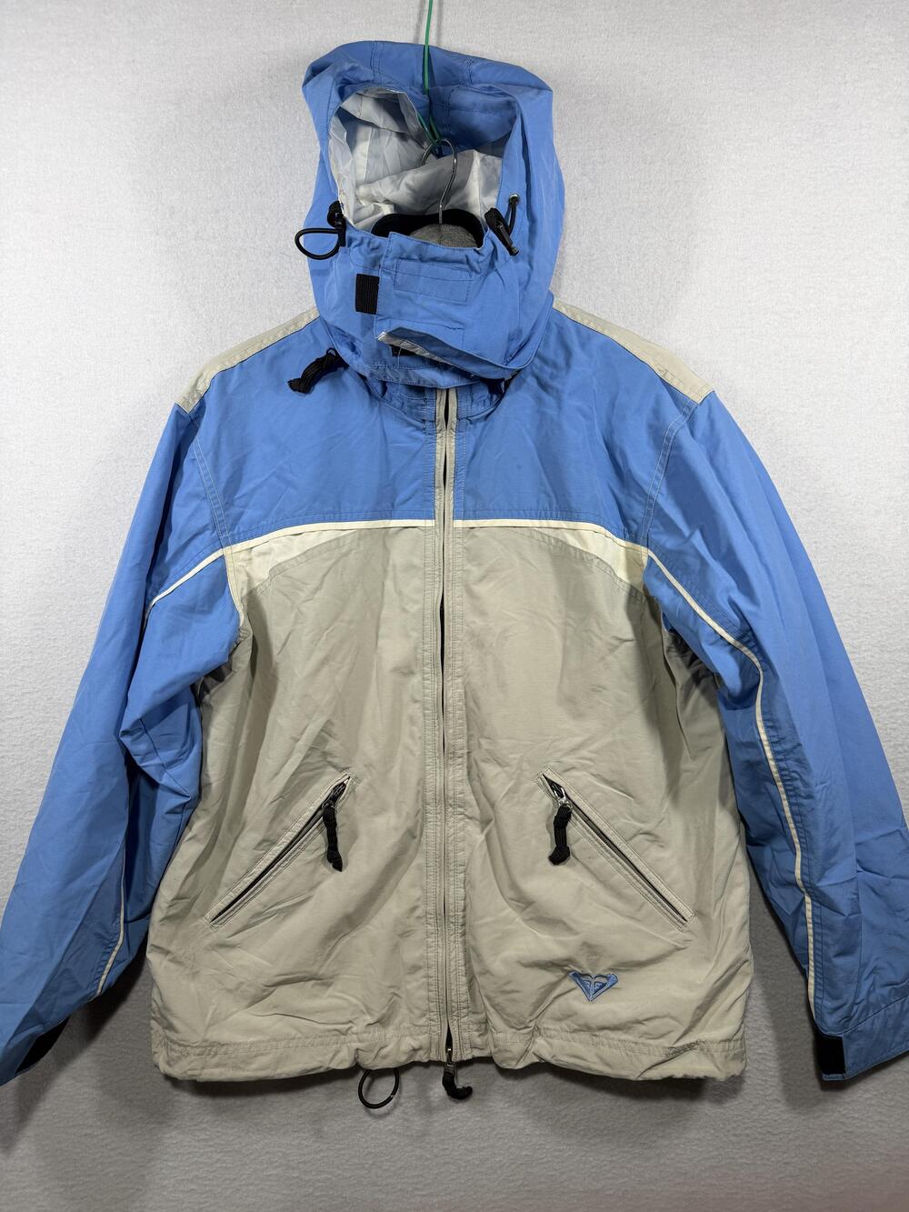Roxy Ski Jacket Womens Small Blue Hooded Insulated Snowboard Coat Quiksilver
